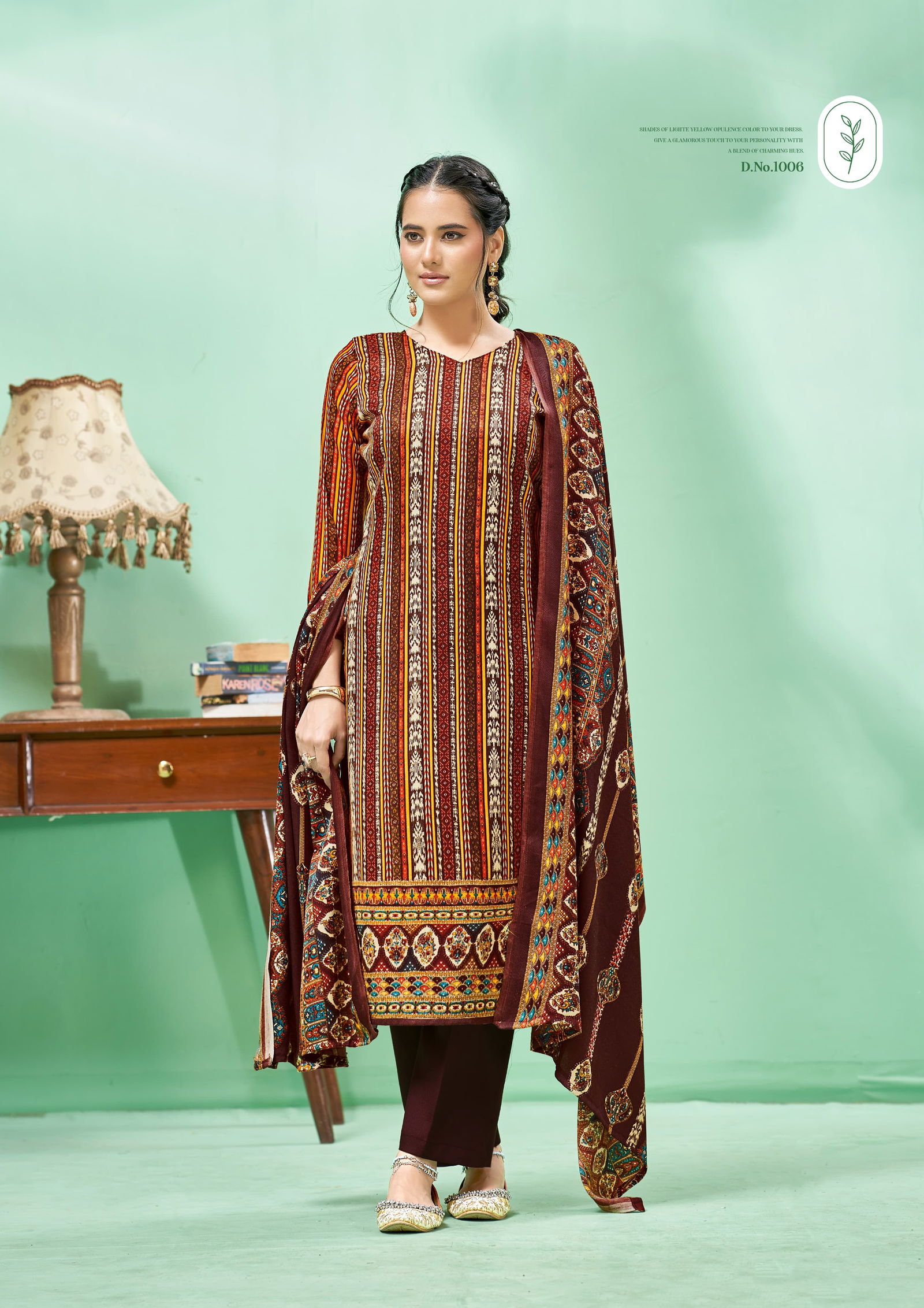Andaaz By Roli Moli Pashmina Printed Readymade Dress Wholesale Price In Surat
